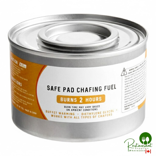 Premium 2 Hour Wick Chafing Dish Fuel with Safe Pad By Prime - 24/Case