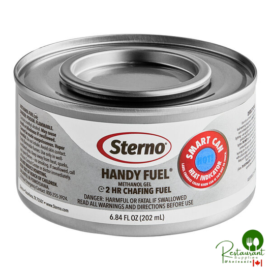 Sterno 20660 2 Hour Handy Fuel Methanol Gel Chafing Fuel - 72/Case
