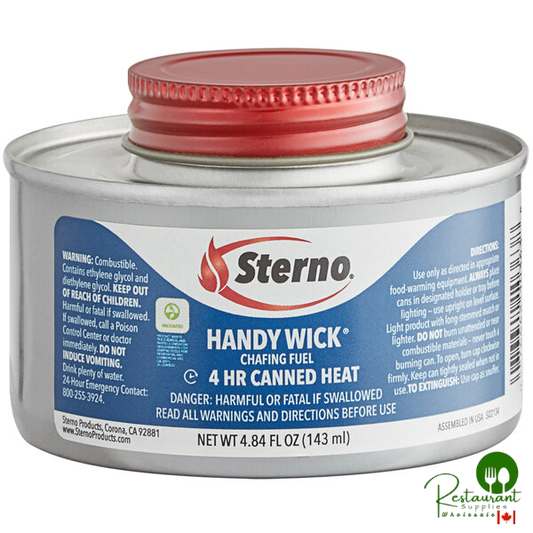 Sterno 10364 4 Hour Handy Wick Chafing Fuel with Safety Twist Cap - 24/Case