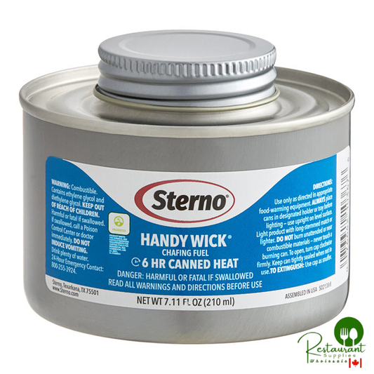 Sterno 10368 6 Hour Handy Wick Chafing Fuel with Safety Twist Cap - 24/Case