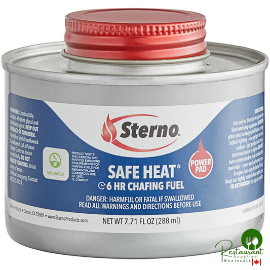Sterno 10370 6 Hour Safe Heat Chafing Fuel with Power Pad - 24/Case