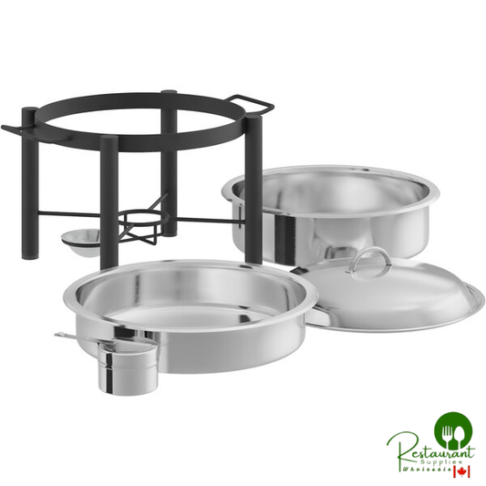 Acopa 6 Qt. Wrought Iron Pillar Chafer Set