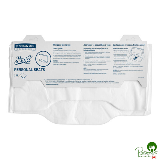 Scott® Pro White Half Fold Large Paper Toilet Seat Cover - 3,000/Case