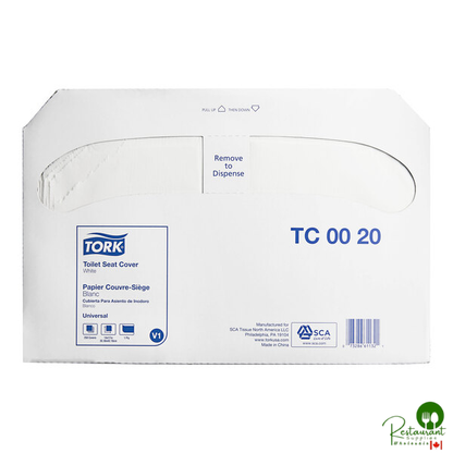 Tork Universal Half Fold Paper Toilet Seat Cover V1 - 5,000/Case
