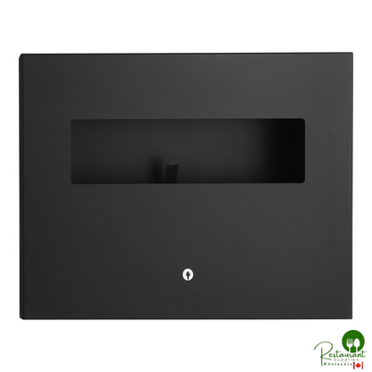 Bobrick B-3013.MBLK TrimLineSeries Recessed Toilet Seat Cover Dispenser with Matte Black Finish