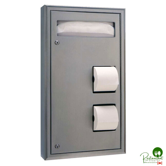 Bobrick B-3479 ClassicSeries Surface Mounted Seat Cover Dispenser and Toilet Tissue Dispenser
