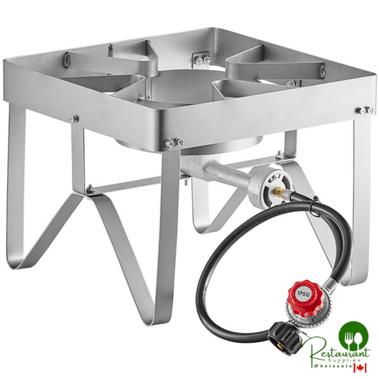 Pro Stainless Steel Single Burner Outdoor Patio Stove / Range - 55,000 BTU