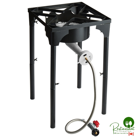 Pro Square Single Burner Outdoor Patio Stove / Outdoor Range with Adjustable Height - 110,000 BTU