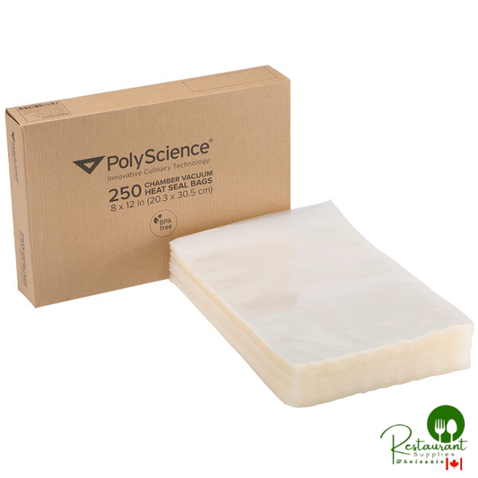 Breville Commercial VBF-0812 8" x 12" Cook-In Heat Seal Chamber Vacuum Bag - 250/Case