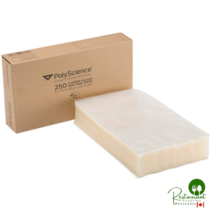 Breville Commercial VBF-0610 6" x 10" Cook-In Heat Seal Chamber Vacuum Bag - 250/Case