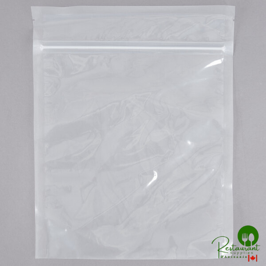 186CVBZ810 8" x 10" Chamber Vacuum Packaging Bags with Zipper 3 Mil By Prime - 1,000/Case