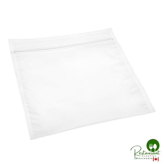 186CVBZ1214 12" x 14" Chamber Vacuum Packaging Bags with Zipper 3 Mil By Prime - 1,000/Case
