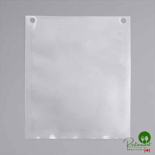 186CVB67V 6" x 7" Chamber Vacuum Packaging Pouches / Bags with Holes 3 Mil By Prime - 1,000/Case