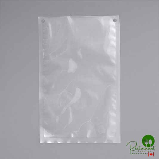 186CVB711V 7" x 11" Chamber Vacuum Packaging Pouches / Bags with Holes 3 Mil By Prime - 1,000/Case