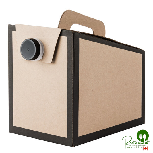 Sabert 7174 Beverage on the Move 96 oz. Pop, Fill & Go Coffee Take Out Container - 25/Case