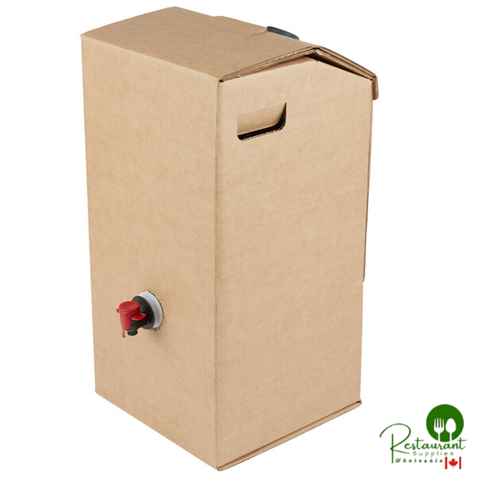 Sabert 7153 3 Gallon Kraft Catering Beverage Dispenser - 10/Case