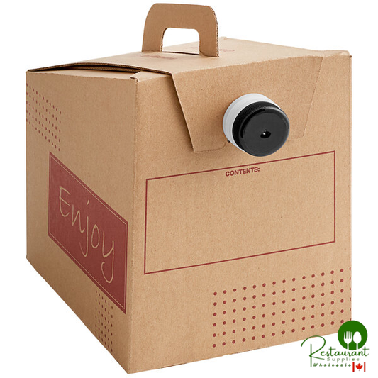 Sabert 7175 Beverage on the Move 96 oz. Pop, Fill & Go Coffee Take Out Container - 25/Case