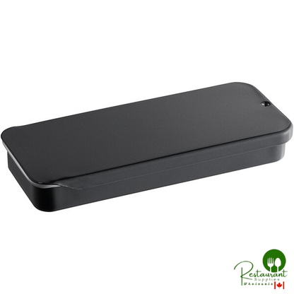 3 1/8" x 1 5/16" x 3/8" Black Tin with Slide Top - 216/Case