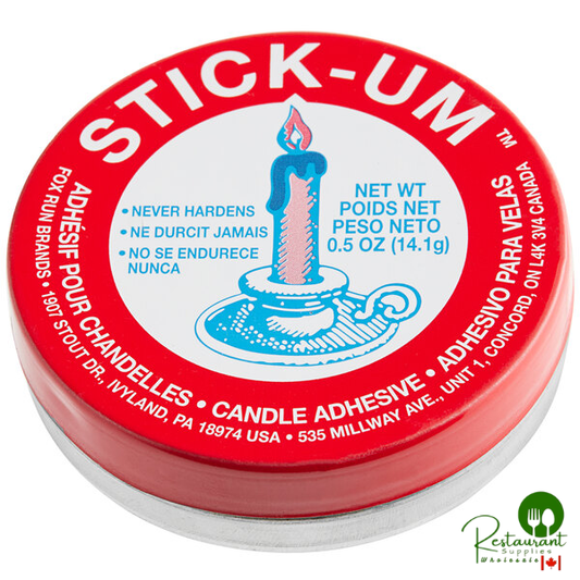 Fox Run Stick-Um 0.5 oz. Candle Adhesive - 12/Case