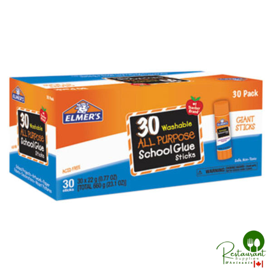 Elmer's E599 0.77 oz. Clear All Purpose School Glue Stick - 30/Box