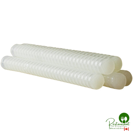 Surebonder QUAD-725 8" x 5/8" All Temp Ribbed Clear Glue Stick - 165/Pack