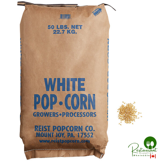 Reist White Large Butterfly Popcorn Kernels 50 lb.