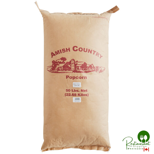 Amish Country Yellow Baby Butterfly Popcorn Kernels 50 lb.