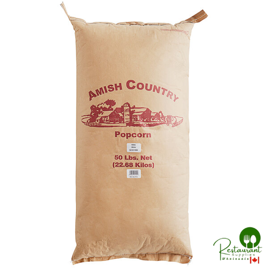Amish Country White Baby Butterfly Popcorn Kernels 50 lb.