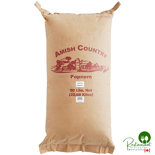 Amish Country Ladyfinger Butterfly Popcorn Kernels 50 lb.