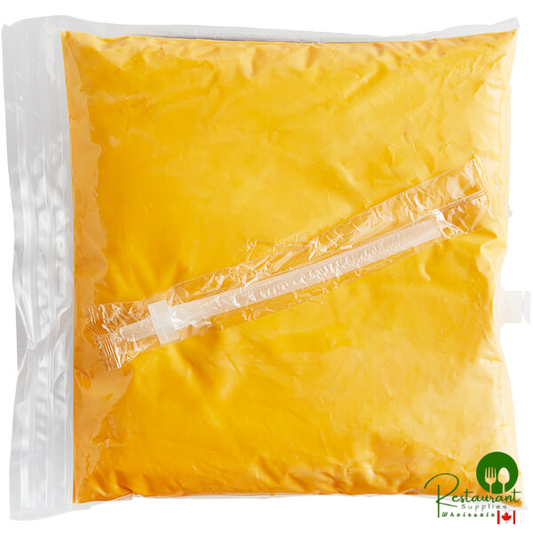 110 oz. Cheddar Cheese Sauce Bag By Prime - 4/Case