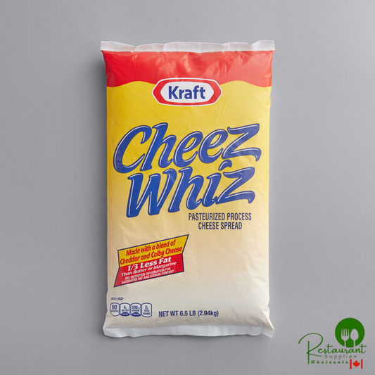 Kraft CHEEZ WHIZ 6.5 lb. Cheese Spread - 6/Case