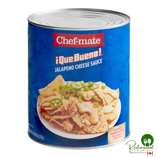 Chef-Mate Que Bueno Jalapeno Cheddar Cheese Sauce #10 Can - 6/Case