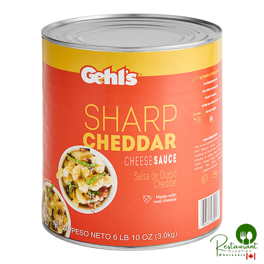 Gehl's Sharp Cheddar Cheese Sauce #10 Can - 6/Case