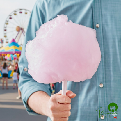 Great Western 1/2 Gallon Carton Strawberry Cotton Candy Floss Sugar - 6/Case