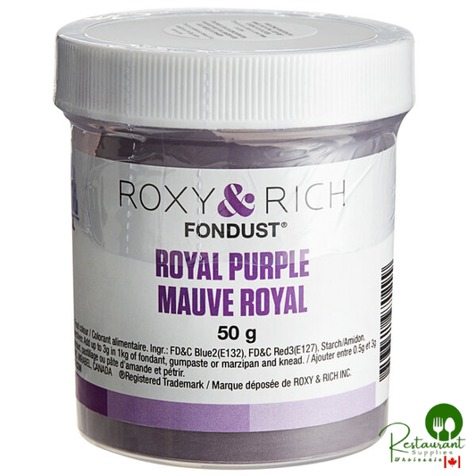 Roxy & Rich 50 Gram Royal Purple Fondust Hybrid Food Color