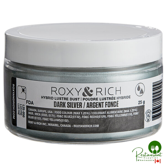 Roxy & Rich 25 Gram Dark Silver Lustre Dust