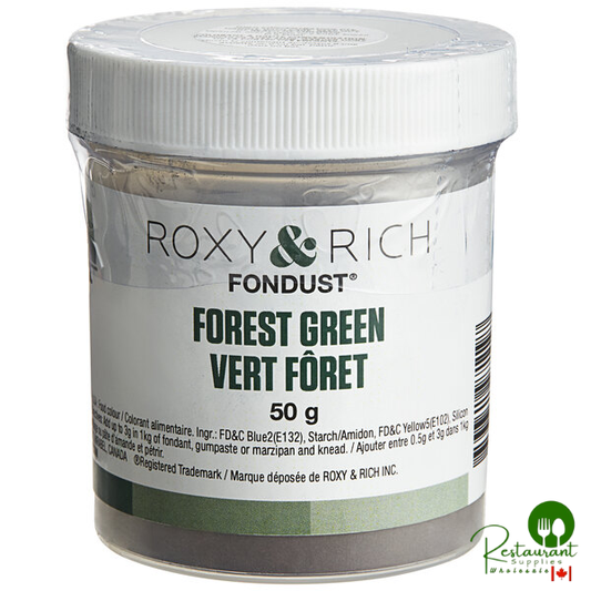 Roxy & Rich 50 Gram Forest Green Fondust Hybrid Food Color