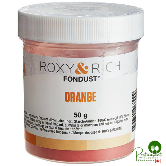Roxy & Rich 50 Gram Orange Fondust Hybrid Food Color