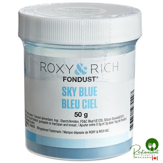 Roxy & Rich 50 Gram Sky Blue Fondust Hybrid Food Color