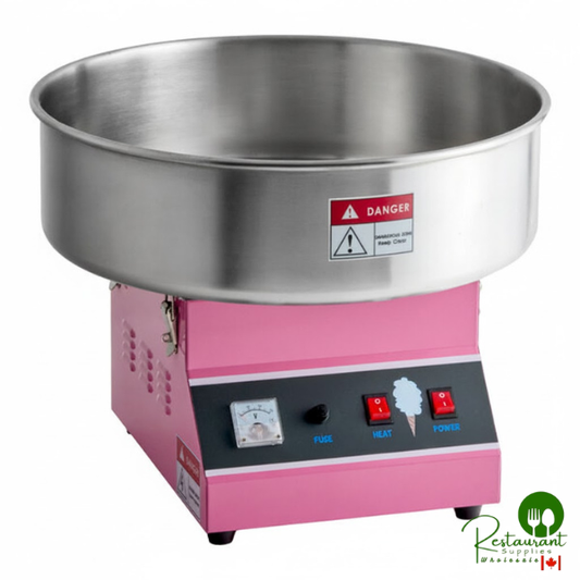 CCME21 Cotton Candy Machine with 21" Stainless Steel Bowl - 110V By Prime