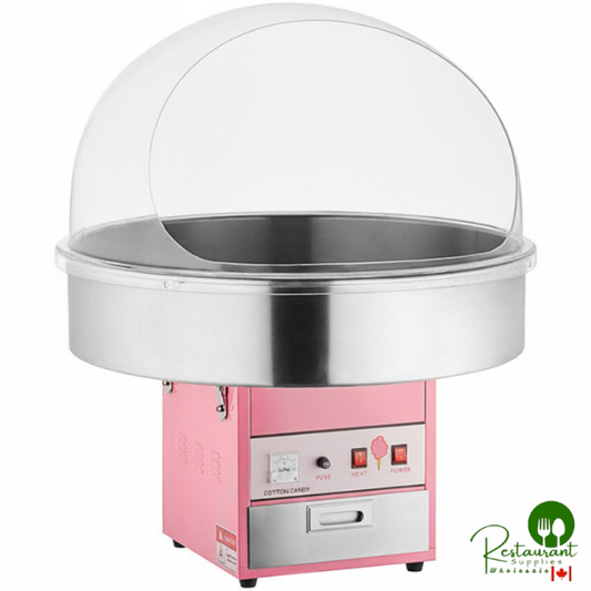 CCM28 Cotton Candy Machine with 28" Stainless Steel Bowl and Floss Bubble By Prime