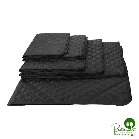 RefrigiWear 4' x 6' Black Insulated Standard Blanket 150BLBLK4X6