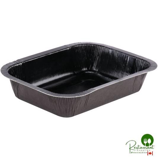 Solut Bake and Show 6 3/4" x 5" Oven Safe Paperboard Tray - 300/Case