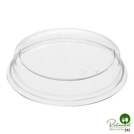Solut 00117 4 7/8" Round PET Smooth Wall Clear Dome Lid - 720/Case