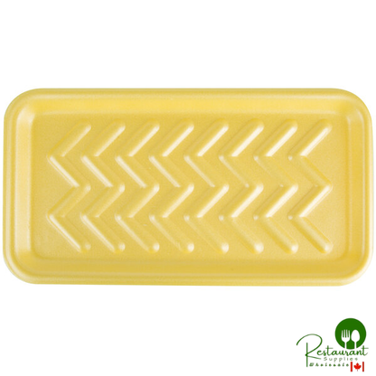 CKF 87925 (#25S) Yellow Foam Meat Tray 15" x 8" x 5/8" - 250/Case