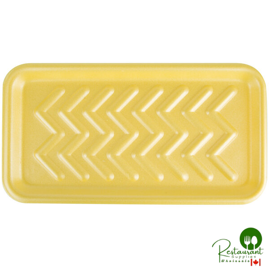 CKF 87925 (#25S) Yellow Foam Meat Tray 15" x 8" x 5/8" - 250/Case