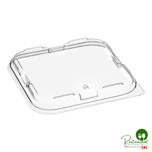 Solut 8 5/16" x 8 5/16" PET Clear Low Dome Lid - 240/Case