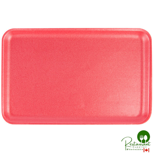 CKF 88069 (#16S) Rose Foam Meat Tray 11 3/4" x 7 1/2" x 5/8" - 250/Case