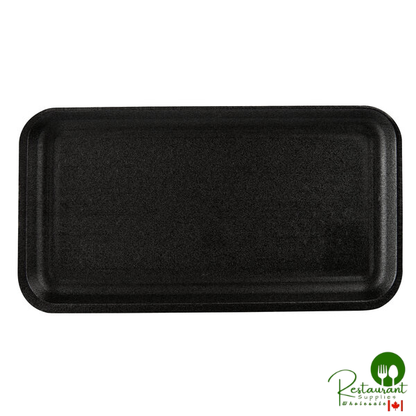 CKF 87835 (#5S) Black Foam Meat Tray 10 1/4" x 5 3/8" x 5/8" - 500/Case