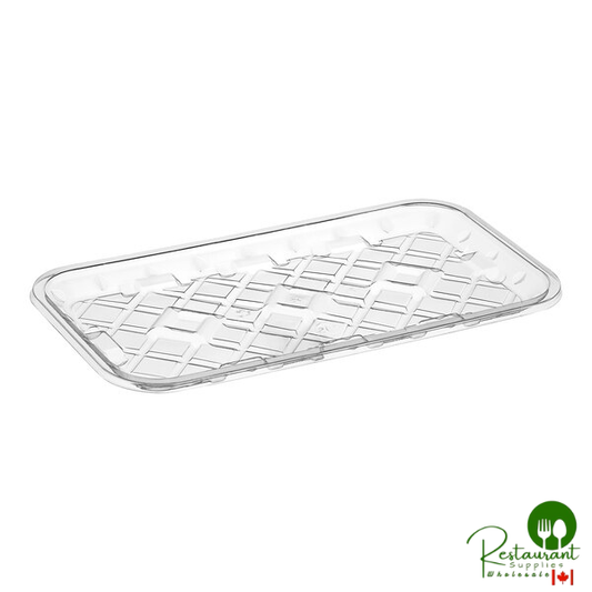CKF 86617 (#10S) 10 3/4" x 5 15/16" x 11/16" Clear PET Plastic Meat Tray - 300/Case